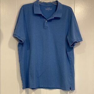 Vineyard Vines Polo Shirt Short Sleeve Golf Preppy Classic Sky Blue Size Large